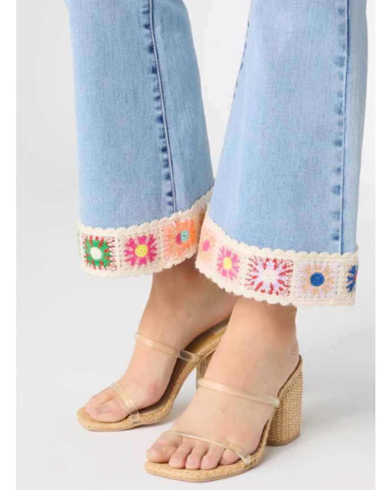 Flower Walk Crop Jean