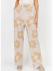 Gilded Flower Linen Pant