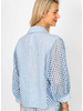 Button Up Eyelet Blouse