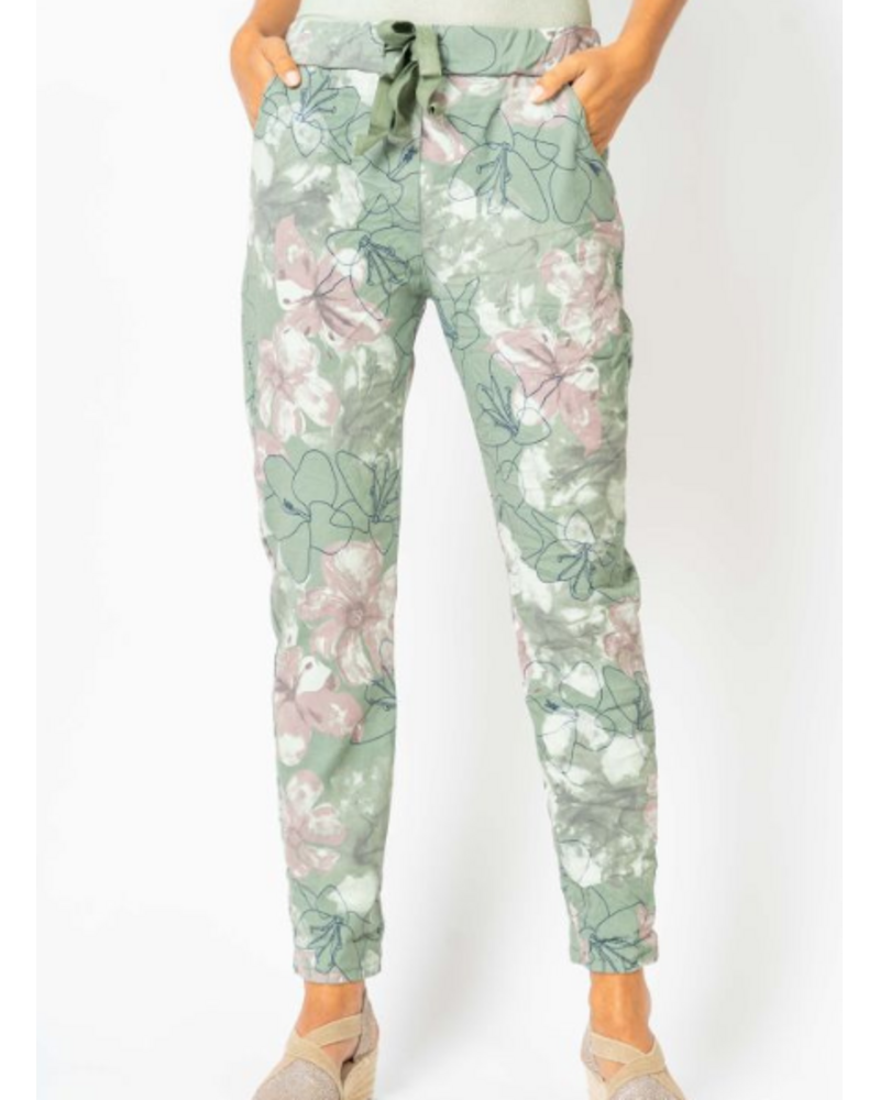 Flower Print Jegging