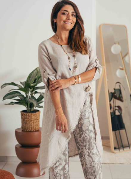 Asymmetrical Front Tunic