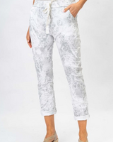 Swirl Glitter Print Jegging