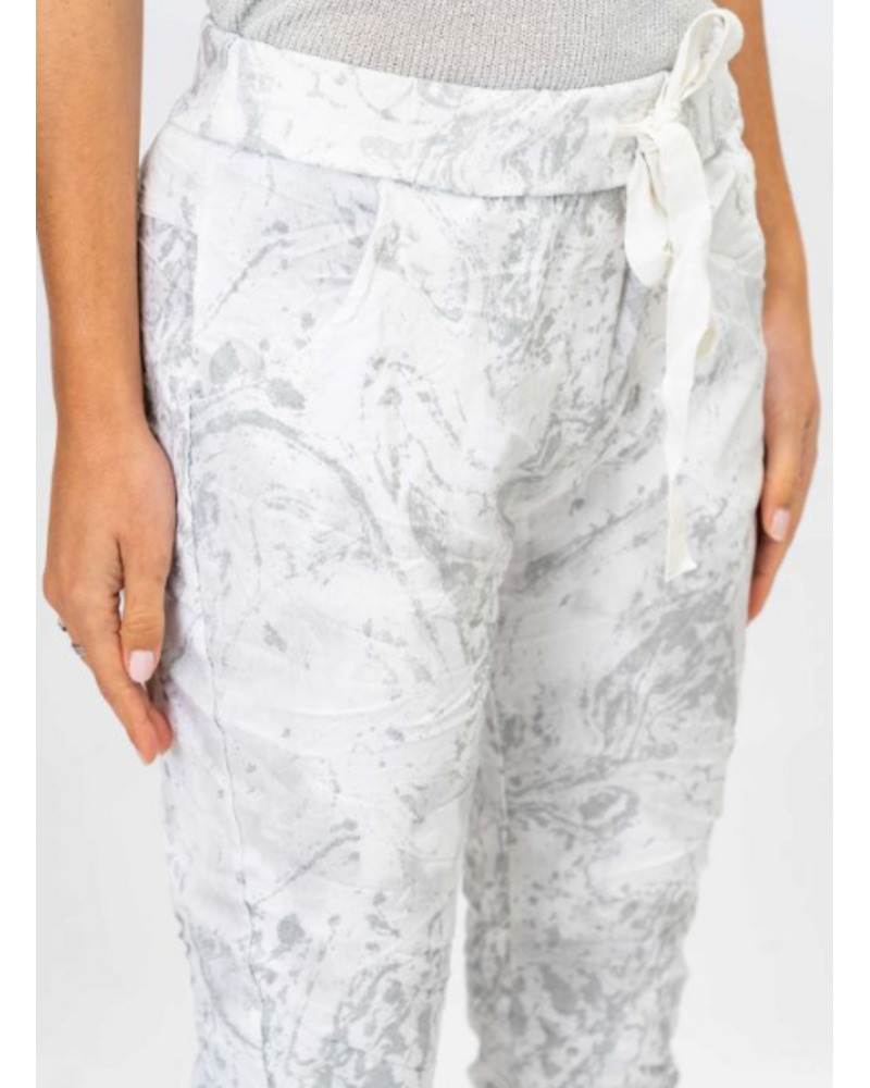 Swirl Glitter Print Jegging