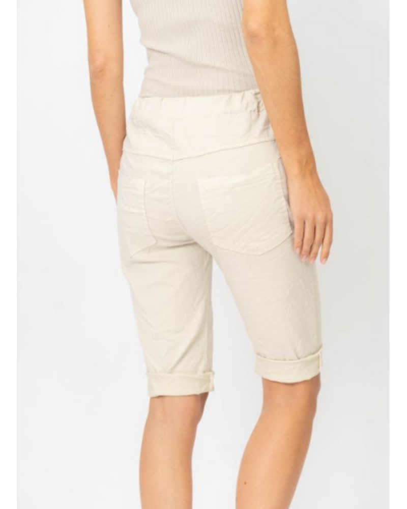 Embroidered Flower Shorts