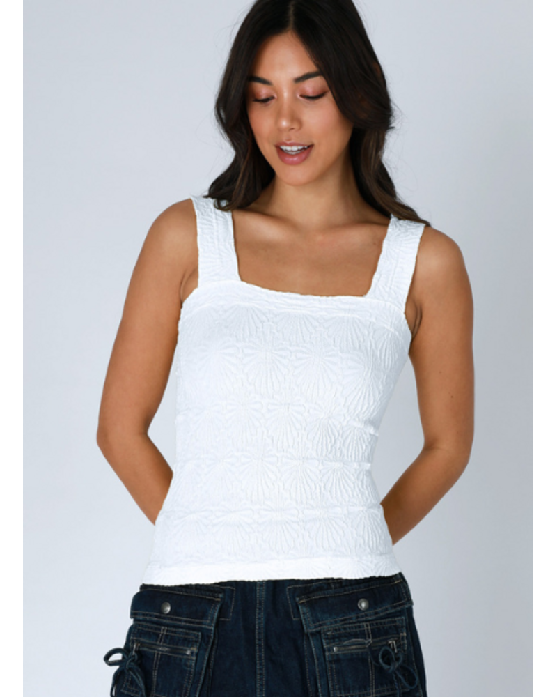 Lace Textured Square Top