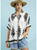 Bold Black and White Buttonfront
