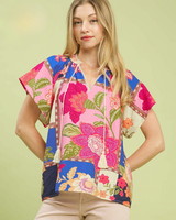 Patchwork Paisley Flowers Top