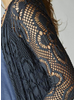 Short Lasercut Flower Cardigan
