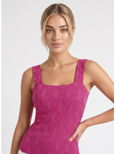 Lace Textured Square Top