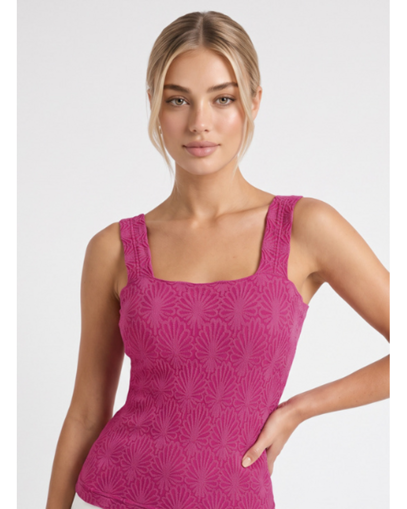 Lace Textured Square Top
