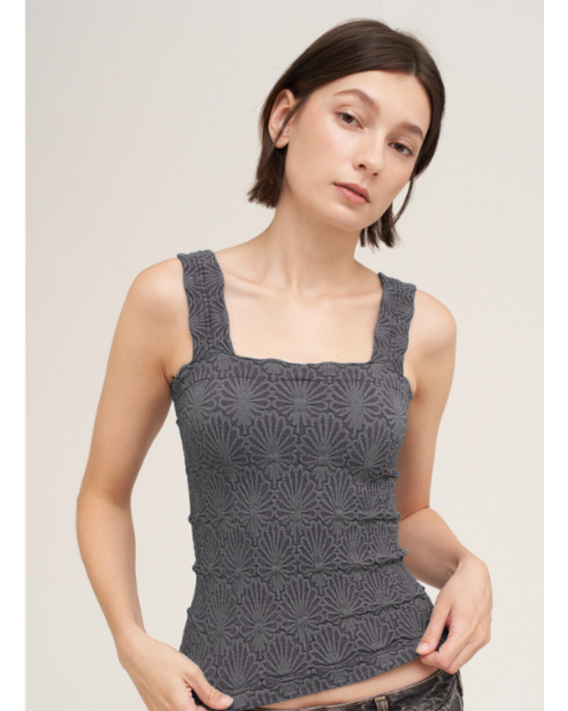 Lace Textured Square Top
