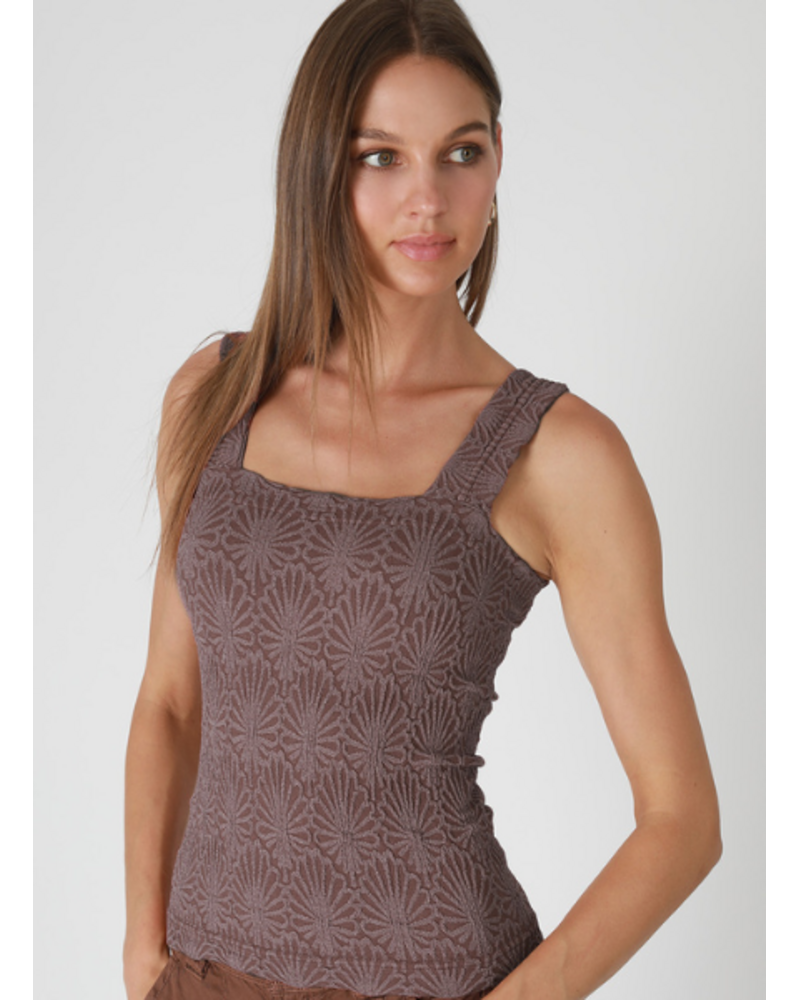 Lace Textured Square Top
