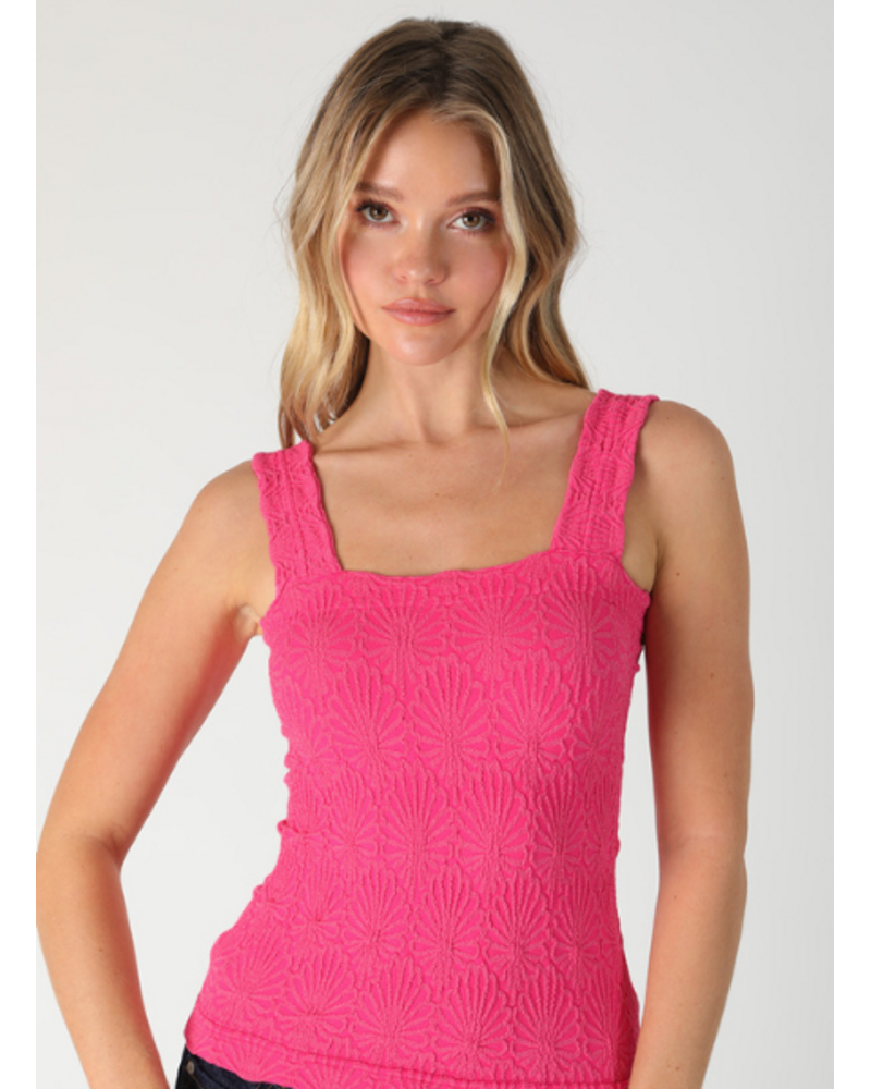Lace Textured Square Top