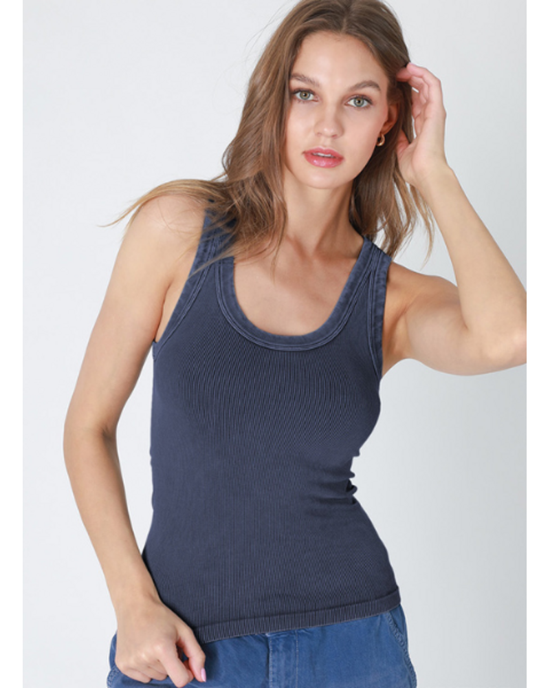 Reversible Ribbed Tank Top