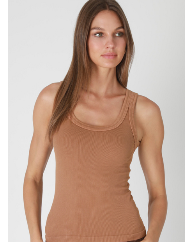 Reversible Ribbed Tank Top
