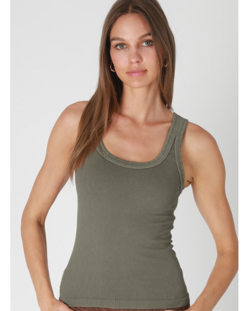 Reversible Ribbed Tank Top