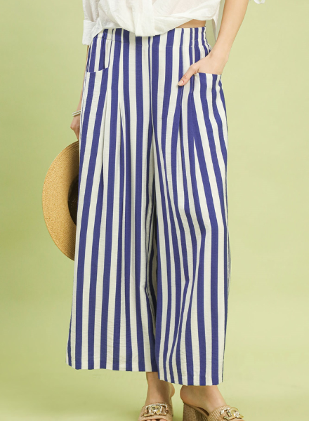 Striped Wide Leg Pant