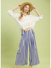 Striped Wide Leg Pant