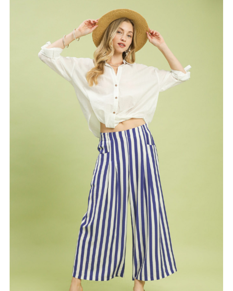 Striped Wide Leg Pant