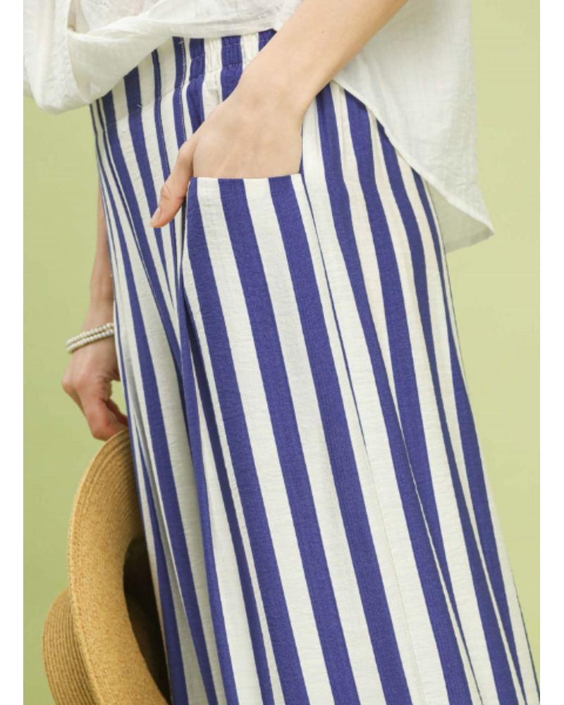 Striped Wide Leg Pant