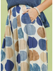 Mixed Dots Wide Leg Pant