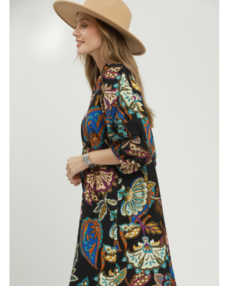 Paisley Babydoll Dress
