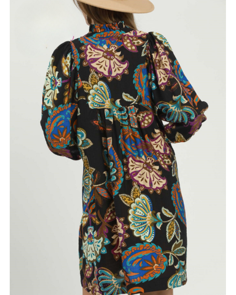 Paisley Babydoll Dress