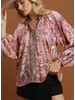 Fall Florals Lightweight Blouse