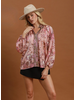 Fall Florals Lightweight Blouse