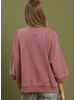 Mineral Wash Lace Patch Top