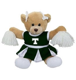 Mascot Factory Trinity Carly Bear with Cheer Outfit