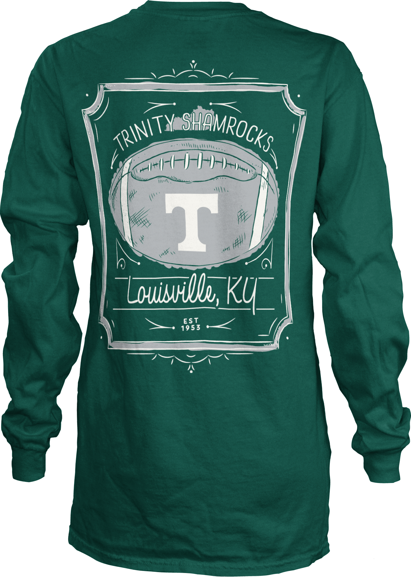 long sleeve football tee