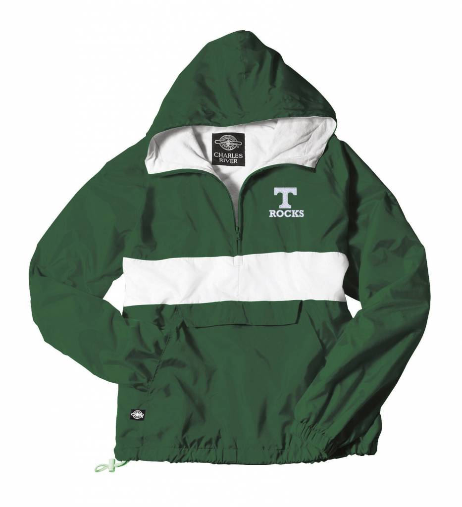 Charles river striped pullover hotsell