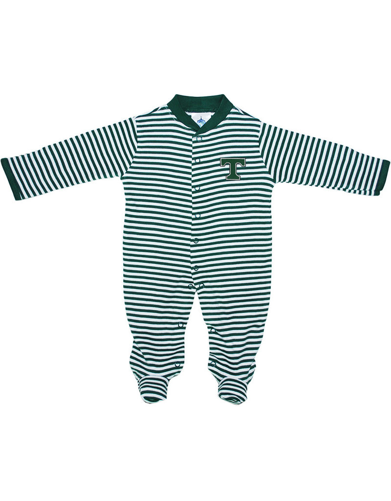 Creative Knitwear Creative Knitwear Stripe Bodysuit Footed Romper