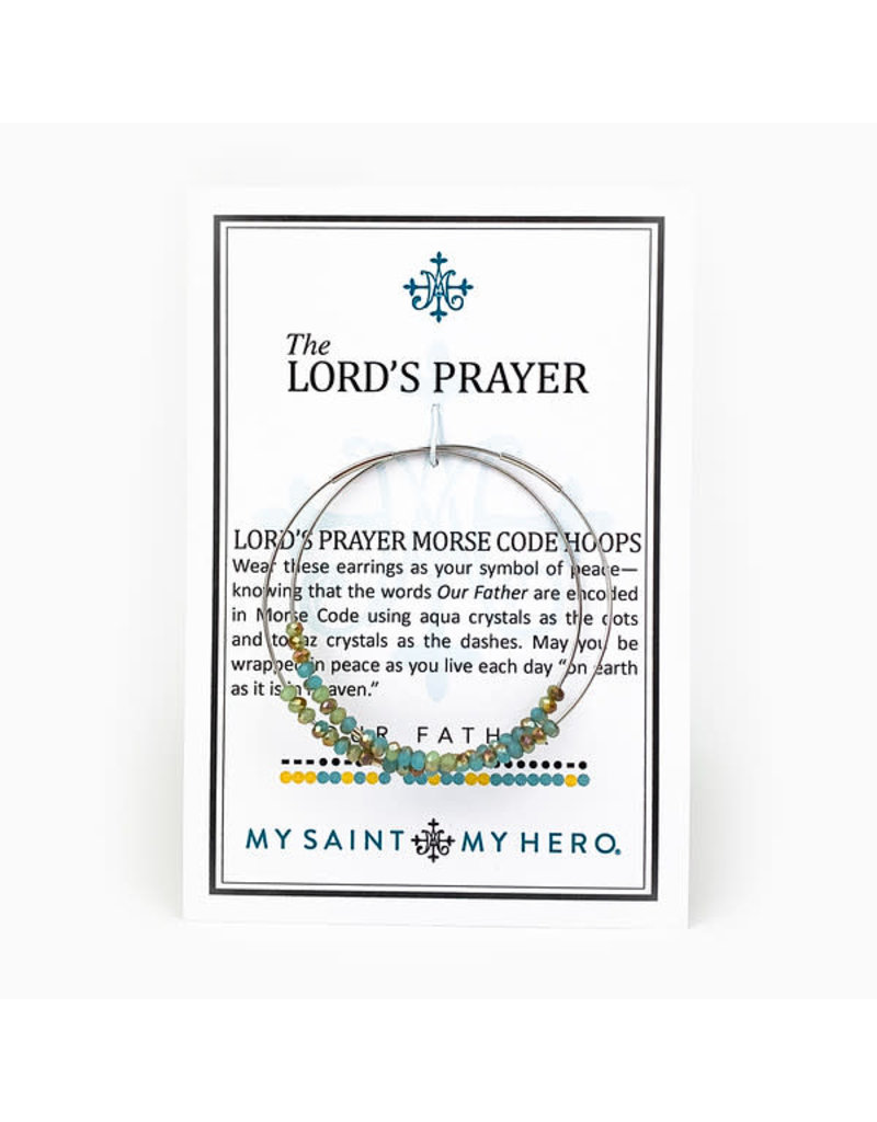 My Saint My Hero Lord's Prayer Earrings