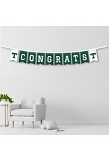 University Blankets and Flag Corp Banner String Congrats with Power T