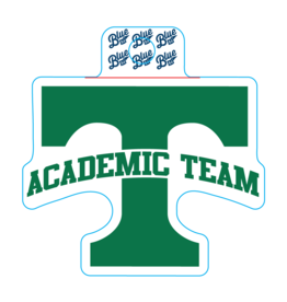 Blue 84 Power T Academic Team Sticker