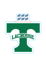 Blue 84 Power T Lacrosse Sticker