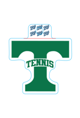 Blue 84 Power T Tennis Sticker