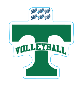 Blue 84 Power T Volleyball Sticker