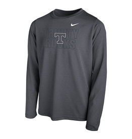 Nike Nike Youth Anthracite Long Sleeve Dri-fit Tonal Graphic