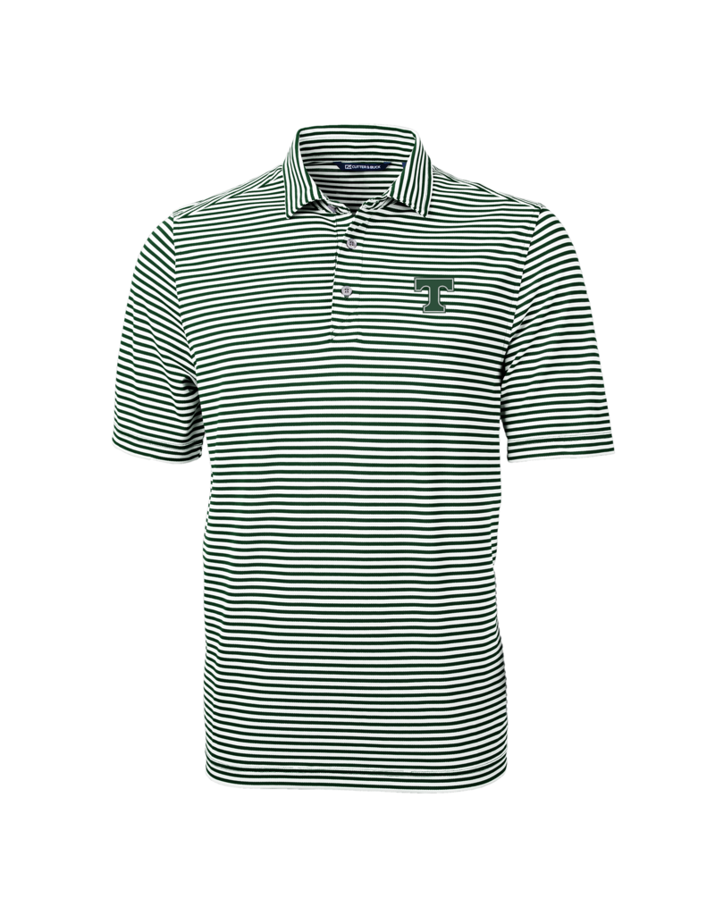 cutter buck Virtue Eco Pique Stripe Recycled Polo