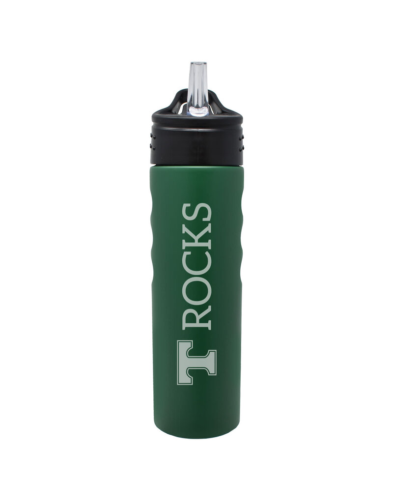 Spirit Products Grip Green Sports Bottle T- ROCKS