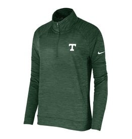 Nike Women Green Pacer Half Zip