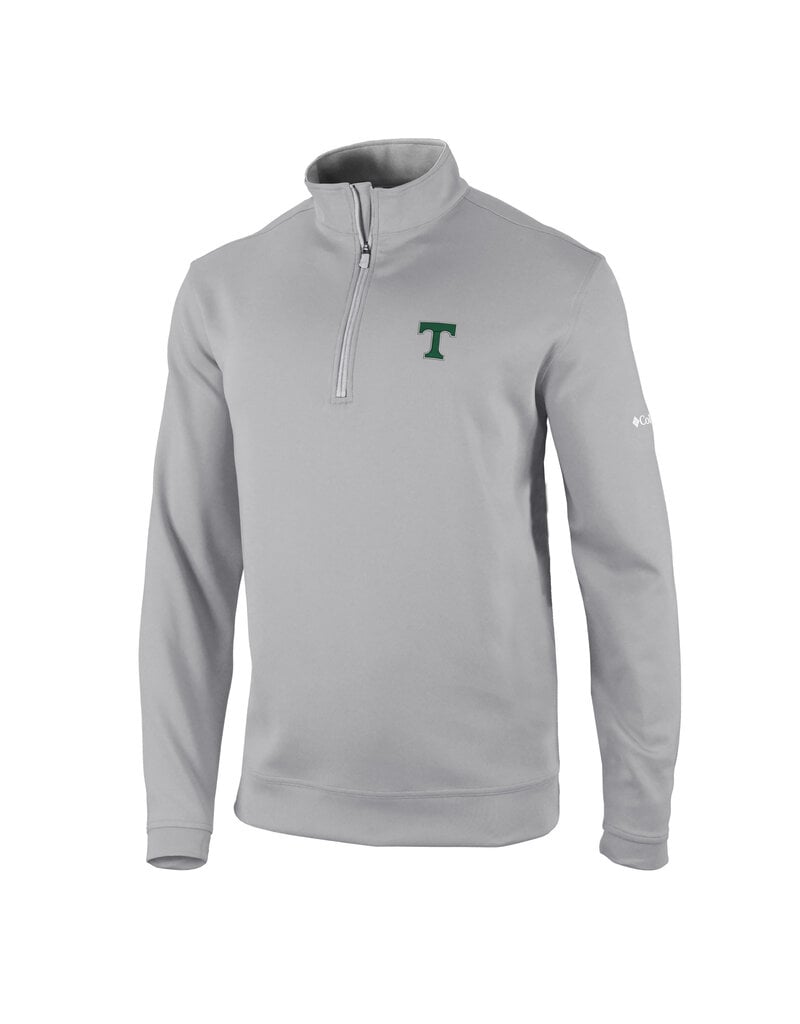Columbia Final Sale OMNI WICK WICKHAM Hills 1/4 Zip Cool Grey