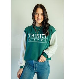 Game Social Final Sale Ladies Two Color Fleece Crew