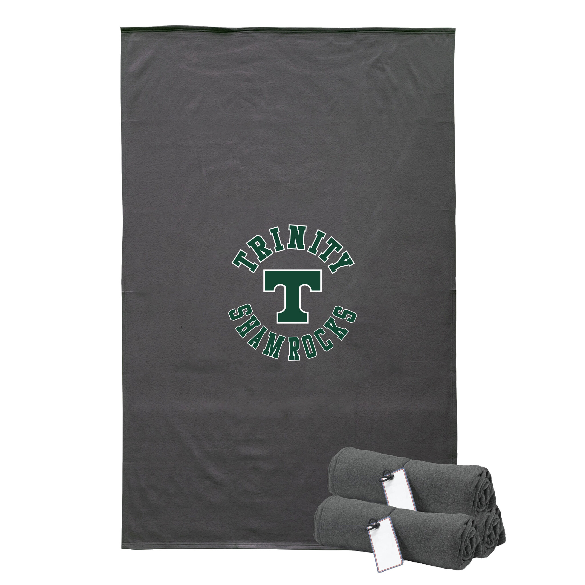 New 2024 Blanket Charcoal Trinity Campus Store   Mv Sports New 2024 Blanket Charcoal 