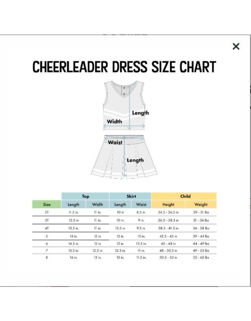 Creative Knitwear Cheerleading Dress Prices Vary