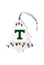 League Legacy Wood Christmas  Light Tree with Power T
