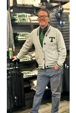 Barbarian Final Sale Classic Worksock Cardigan Forest Stripe